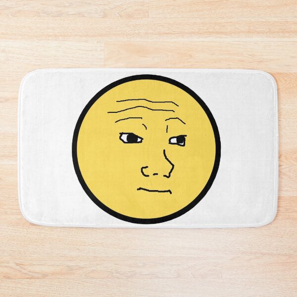 Item preview, Yellow round meme face designed and sold by Jane Nichole.