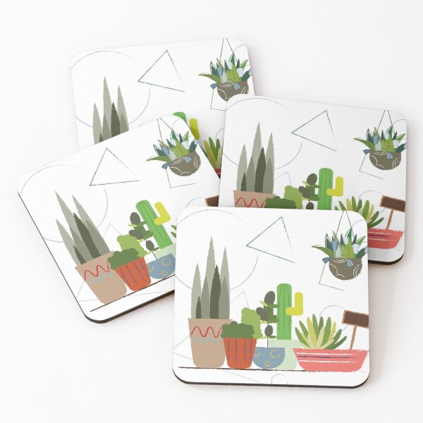 Item preview, Cozy corner with indoor flowers. Cute art designed and sold by OlhaN.