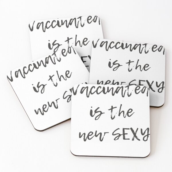 Item preview, Vaccinated is the new sexy designed and sold by Ashikha T.
