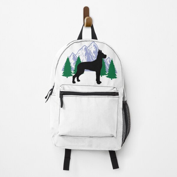 Item preview, great dane dog silhouette mountain tree christmas designed and sold by alaechamlal.
