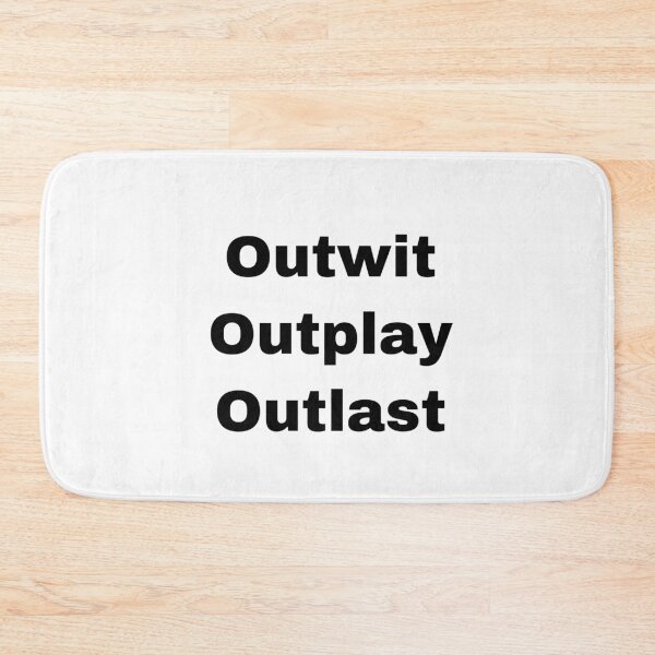 Item preview, Outwit Outplay Outlast designed and sold by Yeewen88.