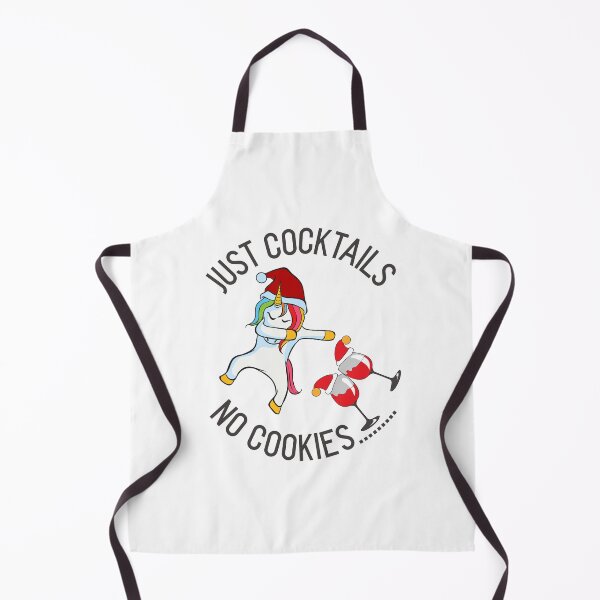 Item preview, No Cookies Just Cocktails Funny Christmas Dabbing Unicorn designed and sold by HppyStrngHelthy.