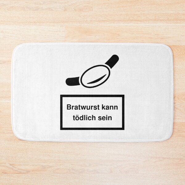 Item preview, BRATWURST can be fatal designed and sold by mabanda.
