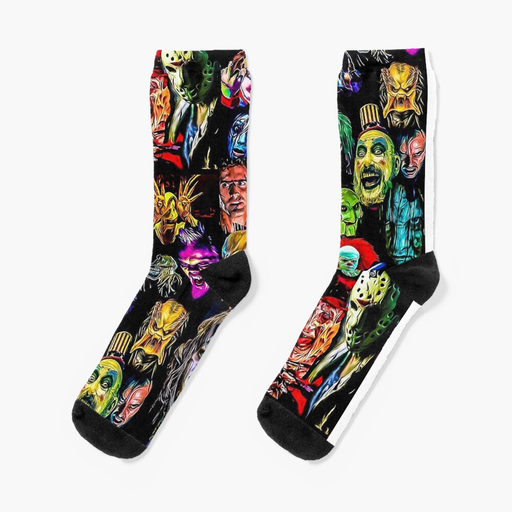 "Horror movie" Socks for Sale by gelaktawa Redbubble