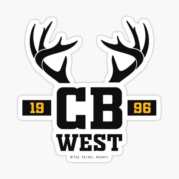 CB West 25 Year Reunion Sticker
