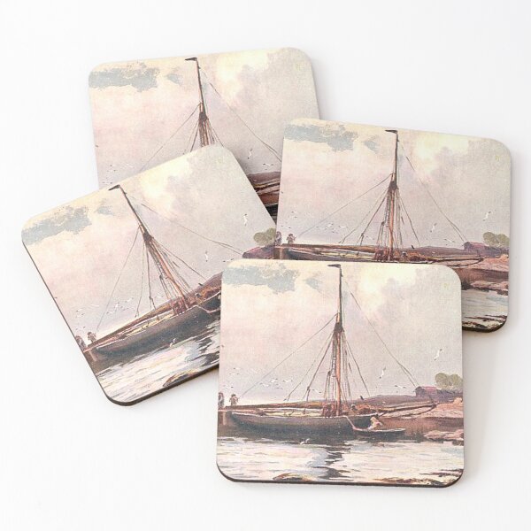 Item preview, Vintage Illustration of The Port, Corrie, Isle of Arran designed and sold by yourscotland.