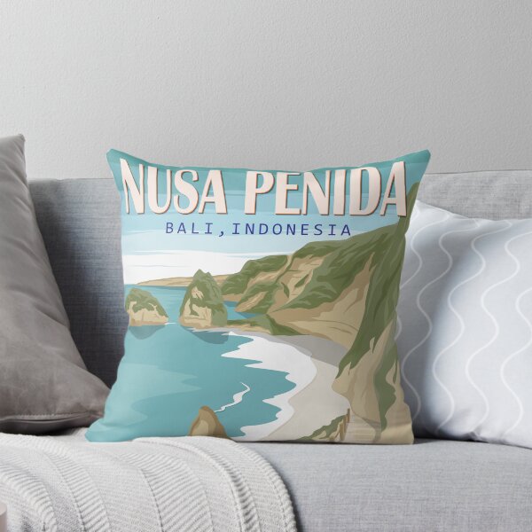 Item preview, Nusa Penida Beach Bali Indonesia Vintage designed and sold by KrisSidDesigns.