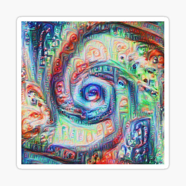 Item preview, Vortex dragon #DeepDream A designed and sold by blackhalt.