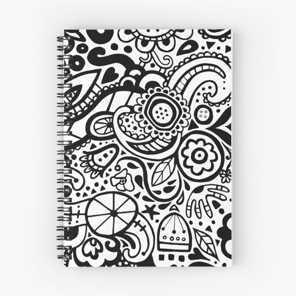 Item preview, Folk Doodle Monochrome designed and sold by soverycassie.