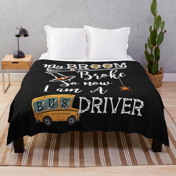 Item preview, My Broom Broke So Now I Am A Bus Driver Funny Halloween designed and sold by Ngan-Jasmine.