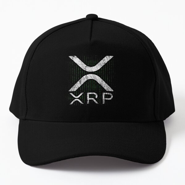 XRP Hodlers - Cryptocurrency - Binary Code - XRP Baseball Cap