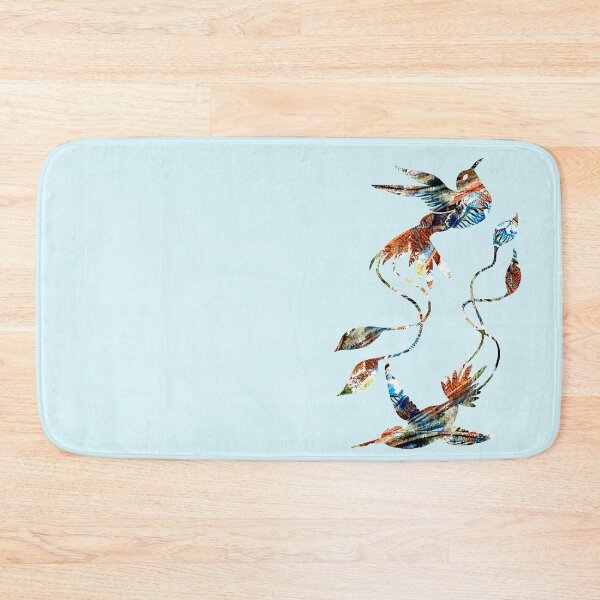 Item preview, Colors of earth abstract hummingbirds designed and sold by TitaCris.