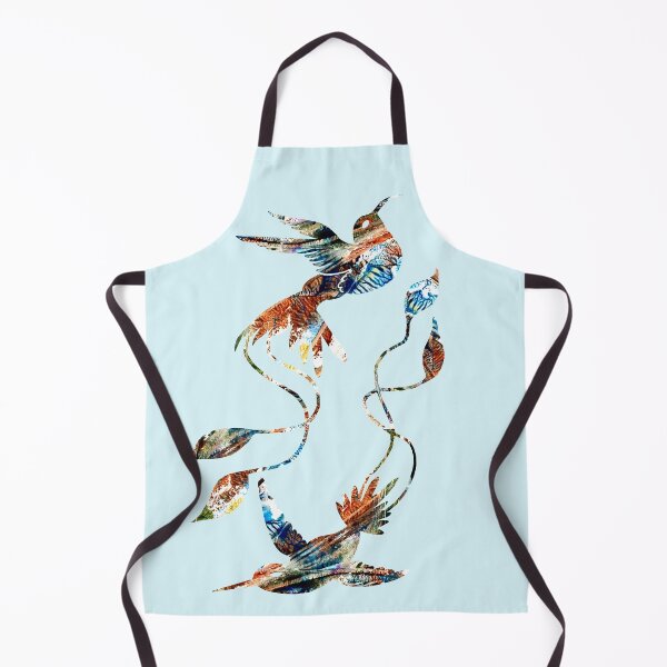 Item preview, Colors of earth abstract hummingbirds designed and sold by TitaCris.