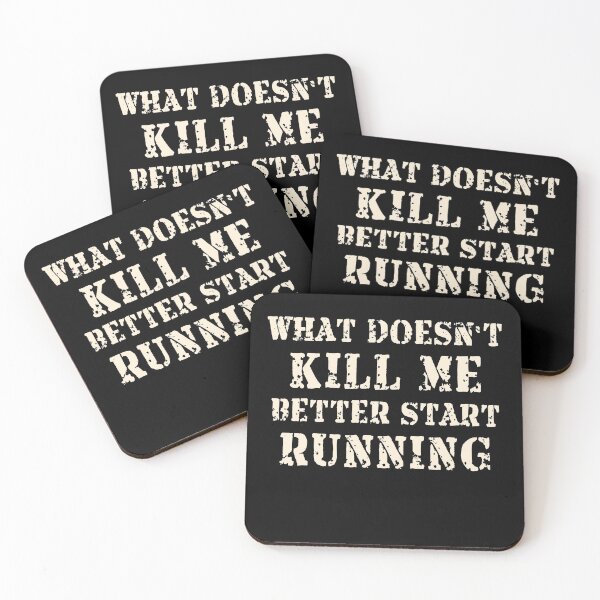 Item preview, What Doesn't Kill Me Better Start Running designed and sold by tronictees.