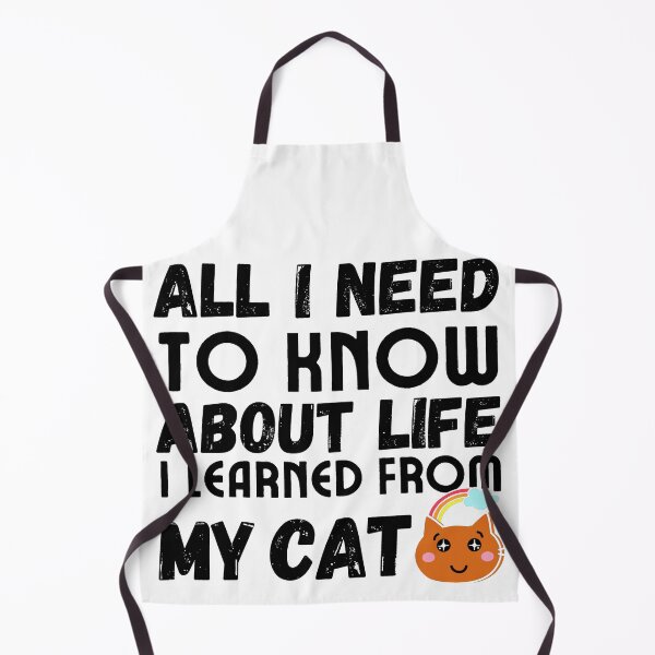 Item preview, All I need to know about life I learned from my cat - Cat person - Cat lady - Kitty designed and sold by For the love of Pixels.