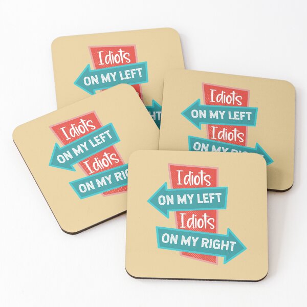 Item preview, Idiots On My Left, Idiots On My Right designed and sold by FontGraphics.