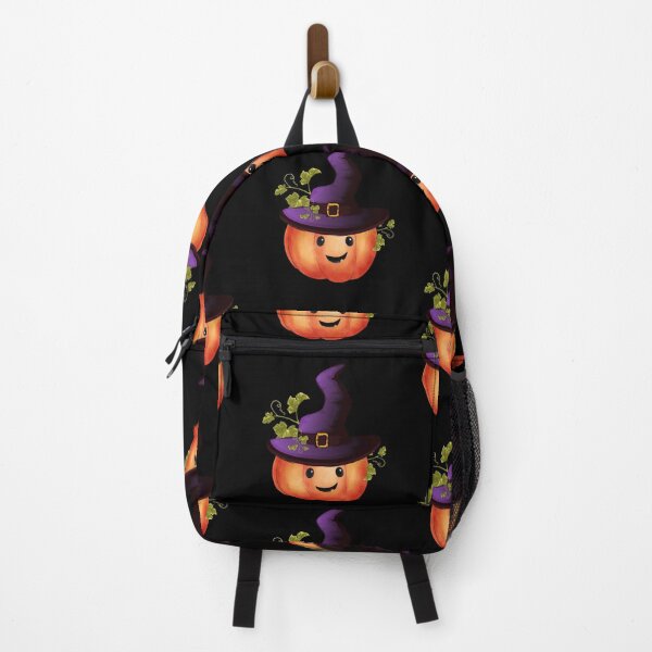 Item preview, Cute Pumpkin with a Purple Witch Hat Halloween Costume designed and sold by InkItStudio.