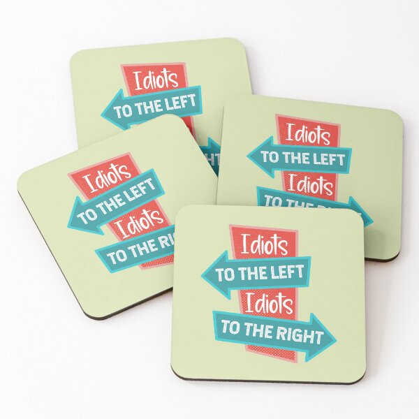 Item preview, Idiots To The Left, Idiots To The Right designed and sold by FontGraphics.