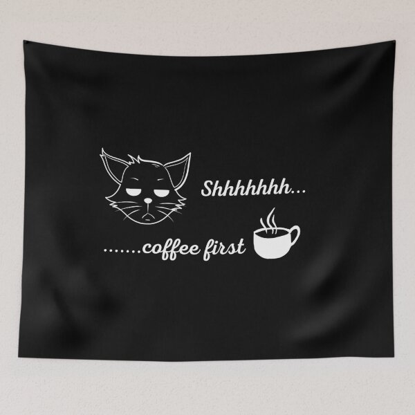 Item preview, Shhhhh....coffee first designed and sold by GrannysGarage.