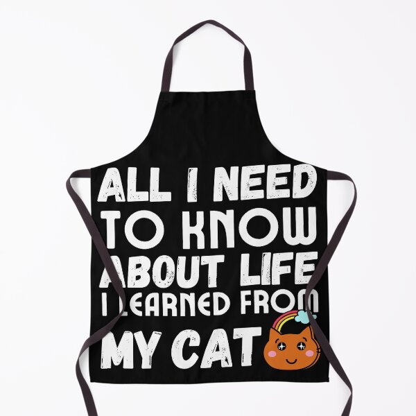 Item preview, All I need to know about life I learned from my cat - Cat person - Cat lady - Kitty designed and sold by For the love of Pixels.