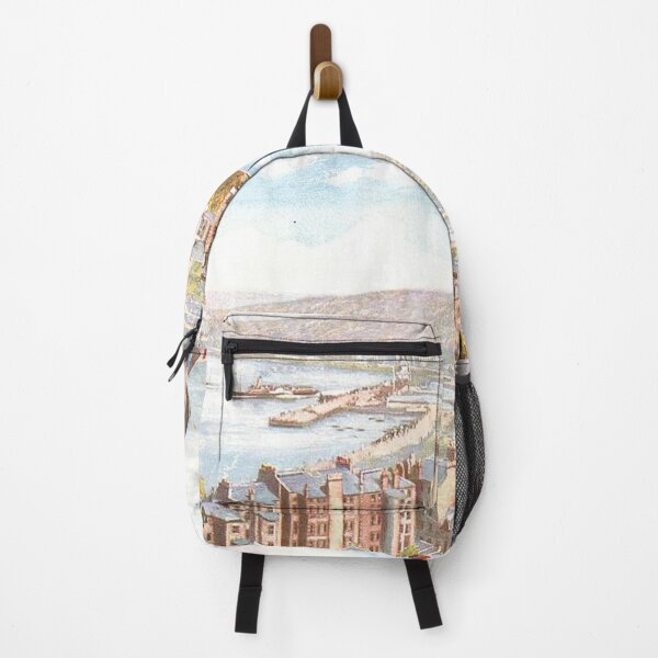 Item preview, Vintage Illustration of Rothesay from Chapel Hill, Argyll & Bute designed and sold by yourscotland.
