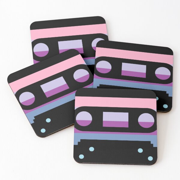 Aperçu de l'œuvre Pride Cassette - Omnisexuel créée et vendue par thesassypanda.