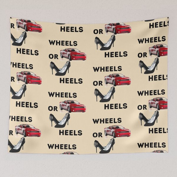 Item preview, Wheels Or Heels designed and sold by BhavyaBathla.