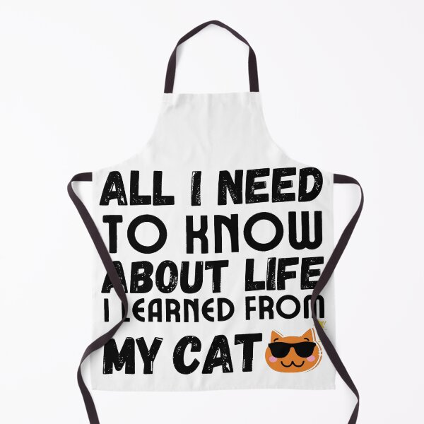 Item preview, All I need to know about life I learned from my cat - Cat person - Cat lady - Kitty designed and sold by For the love of Pixels.
