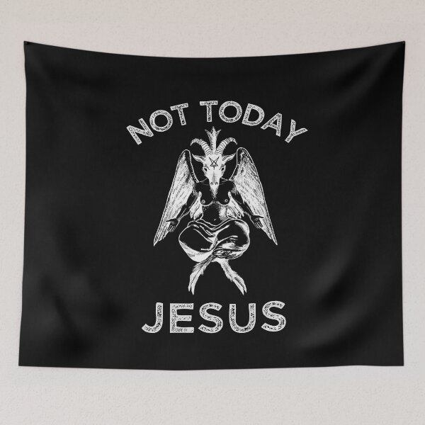 Item preview, Not Today Jesus - Dark designed and sold by claracecilia.