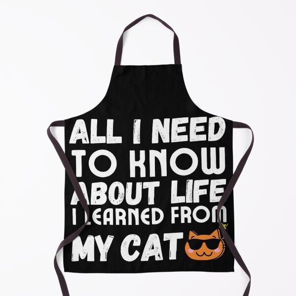 Item preview, All I need to know about life I learned from my cat - Cat person - Cat lady - Kitty designed and sold by For the love of Pixels.