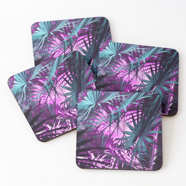 Item preview, Neon Pink & Blue Palm Trees  designed and sold by newburyboutique.