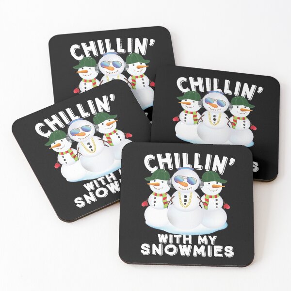 Item preview, Chillin' With My Snowmies Christmas Holiday Snowman designed and sold by tronictees.