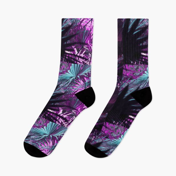 Item preview, Neon Pink & Blue Palm Trees  designed and sold by newburyboutique.