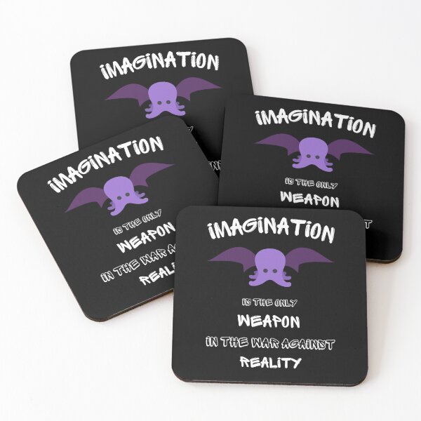 Item preview, Imagination is the only weapon in the war against reality (cthulu) designed and sold by NerdyChibi.