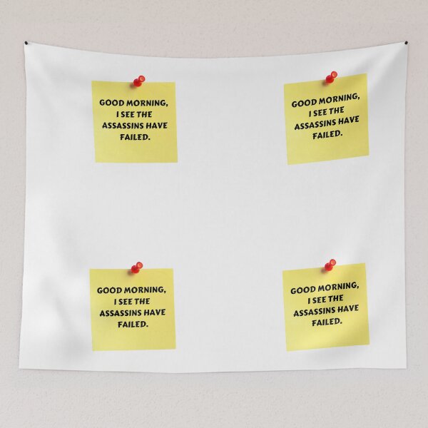 Item preview, good morning i see the assassins have failed designed and sold by LacavernePV.