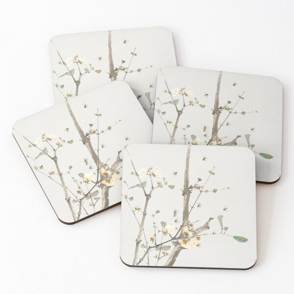 Item preview, Vintage Chinese Insects and Flowers (Qing dynasty ca. 1644–1911) by Ju Lian designed and sold by Designedbysm.