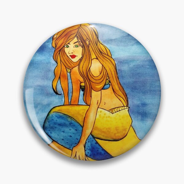 Item preview, Eager Mermaid designed and sold by LataArtStudio.