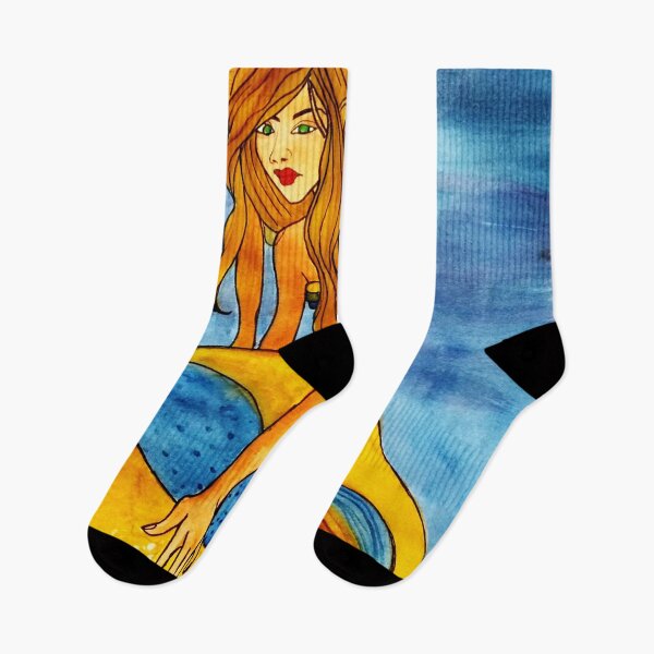Item preview, Eager Mermaid designed and sold by LataArtStudio.