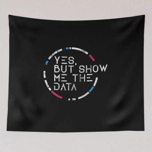 Item preview, Yes, But Show Me The Data designed and sold by FontGraphics.