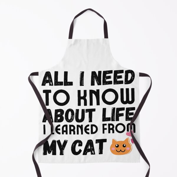 Item preview, All I need to know about life I learned from my cat - Cat person - Cat lady - Kitty designed and sold by For the love of Pixels.