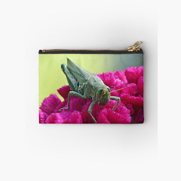 Item preview, Grasshopper on Cockscomb designed and sold by Frankie Cat Photography.