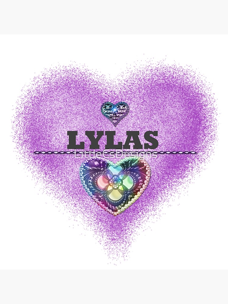 "LYLAS Purple Heart " Poster for Sale by LittleCsDesigns Redbubble