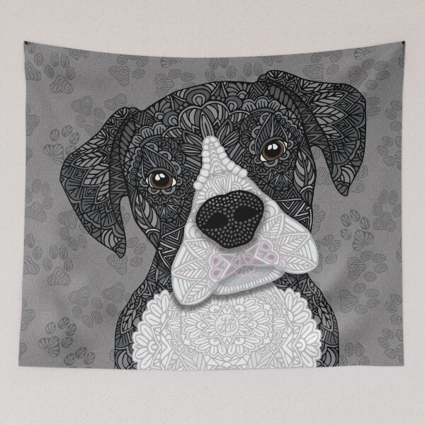 Item preview, Black & White Boxer designed and sold by artlovepassion.