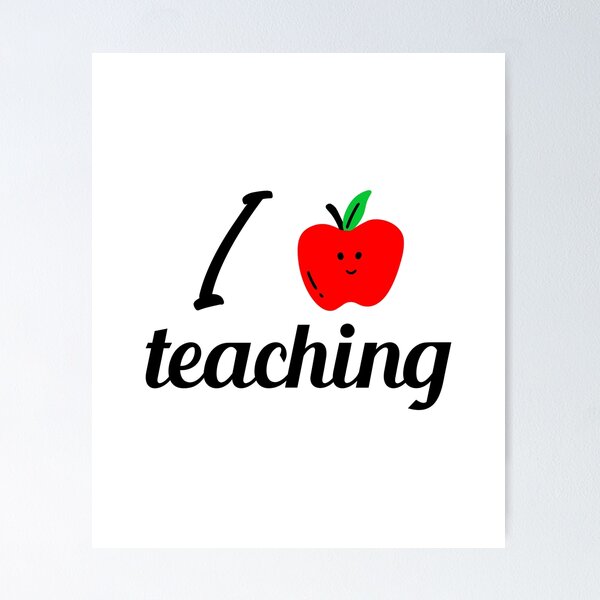 Item preview, I Love Teaching designed and sold by RiseandShineTee.