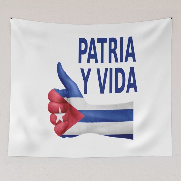 Item preview, Free Cuba Patria Y Vida-  Homeland and Life - Cuban Flag designed and sold by KeysTreasures.