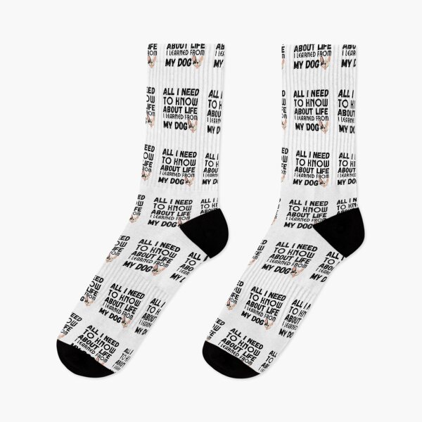 Item preview, All I need to know about life I learned from my dog - Dog person - Dog mom and dad - Puppy designed and sold by For the love of Pixels.