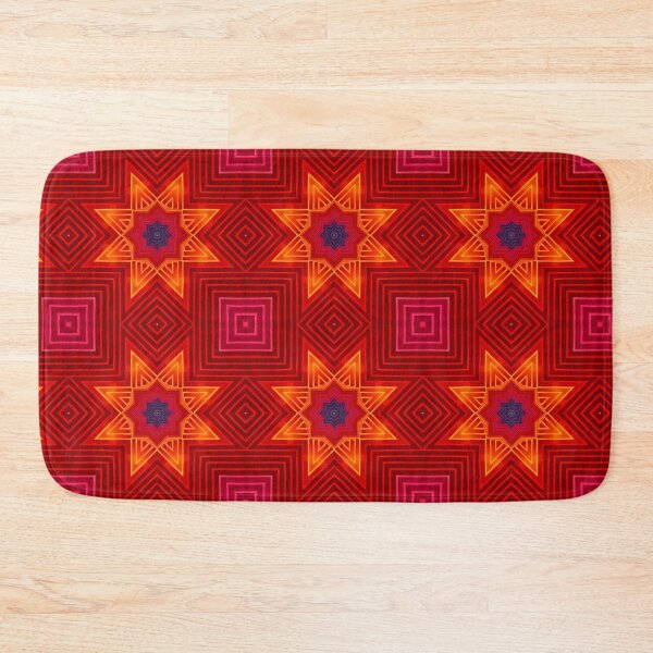 Item preview, Red & Yellow Power Star Pattern designed and sold by Kostantin Stambolov.