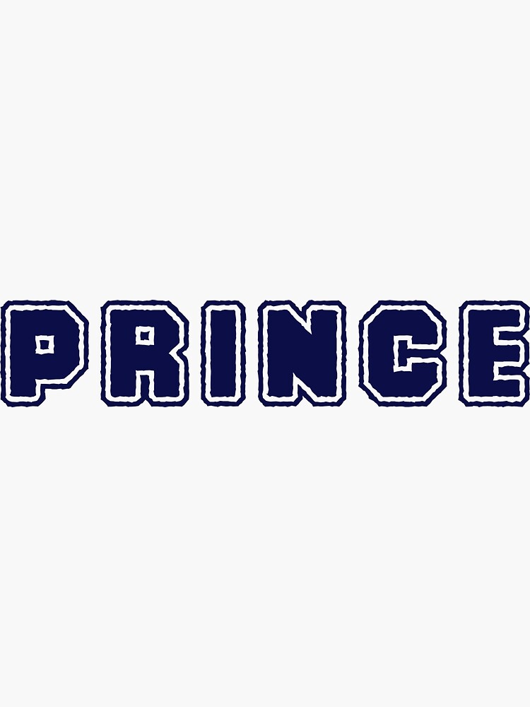 Prince. Lettering phrase with crown on white background. Design element for  poster, banner, t shirt, emblem. Vector illustration Stock Vector Image &  Art - Alamy