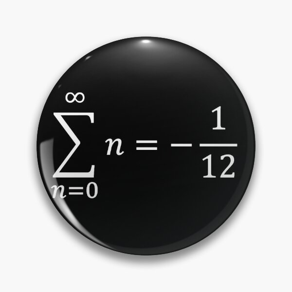 Item preview, sum of all natural numbers, calculus and math designed and sold by NoetherSym.