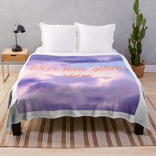 Item preview, We're Never Getting Older - Closer Song Lyrics | Sky Blue Background designed and sold by cypher33.